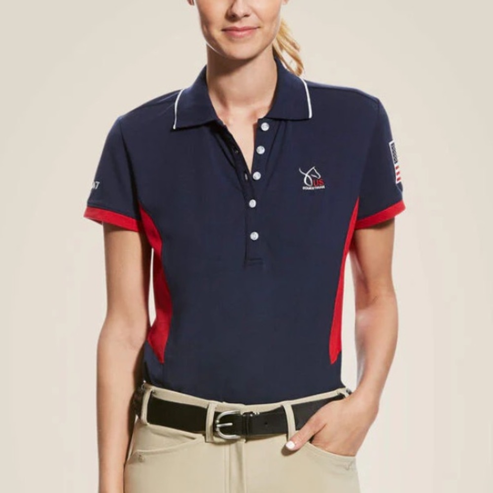 Ariat USEF Prix Short Sleeve Polo